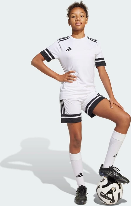 adidas Squadra 25 Trainingshose kurz weiß/schwarz (Junior)