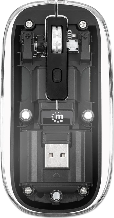 Manhattan Transparent Rechargeable Wireless Mouse