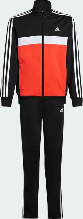 adidas Essentials 3-Streifen Tiberio Trainingsanzug black/bright red/white (Junior)