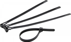 Kopp Kabelbinder, 7.6mm, 200mm, schwarz, 50er-Pack