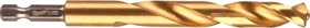 Milwaukee Red Hex Shockwave HSS-G TiN Metallbohrer, 11x80x125mm, 1 Stück
