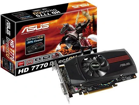 ASUS Radeon HD 7770 GHz Edition DirectCU, HD7770-DC-1GD5, 1GB GDDR5, DVI, HDMI, 2x mDP