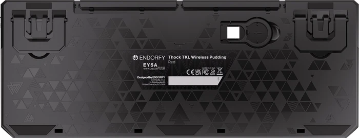 Endorfy Thock TKL Wireless Pudding, PBT, LEDs RGB, hot-swap, Kailh Box RED, USB/Bluetooth, US