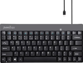 Perixx Periboard-422 Mini-C Keyboard, schwarz, USB, US (11670)
