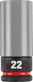 Milwaukee Shockwave Automotive Außensechskant Steckschlüssel 1/2", 22mm, 1 Stück
