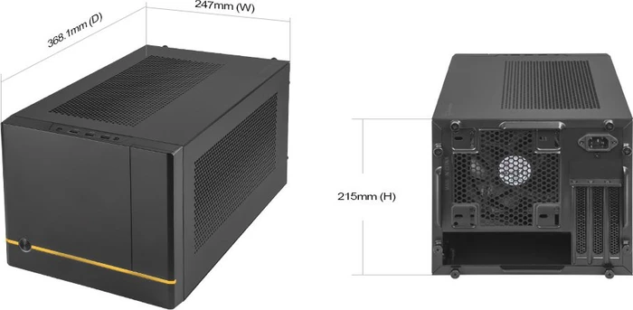 SilverStone Sugo 14, schwarz, Mini-ITX