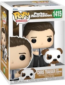FunKo Pop! Television - Parks and Recreation - Chris Traeger with Champion