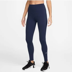 Nike One Leggings Hose lang midnight navy/white (Damen)