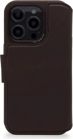 Decoded Leather Modu Wallet für Apple iPhone 14 Pro Chocolate Brown