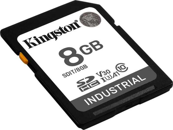 Kingston INDUSTRIAL R100/W80 8GB, UHS-I U3, A1, Class 10