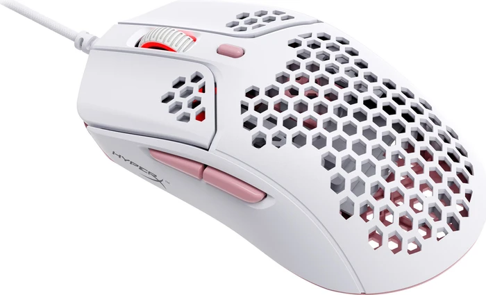 HP HyperX Pulsefire Haste weiß/rosa, USB