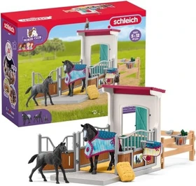 Schleich Horse Club - Pferdebox mit Stute und Fohlen
