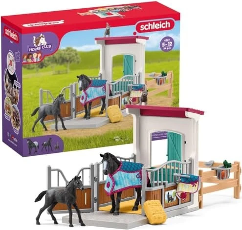 Schleich Horse Club - Pferdebox mit Stute und Fohlen