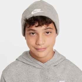 Nike Peak Beanie dark grey heather/white (Junior)