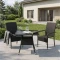 Juskys Yoro Gartensessel-Set schwarz Vorschaubild