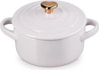 Le Creuset Mini-Cocotte Topf mit goldenem Herzknauf 250ml
