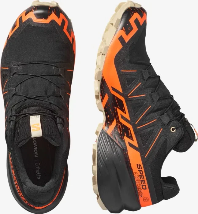 Salomon Speedcross 6 GTX black/shocking orange (Herren)