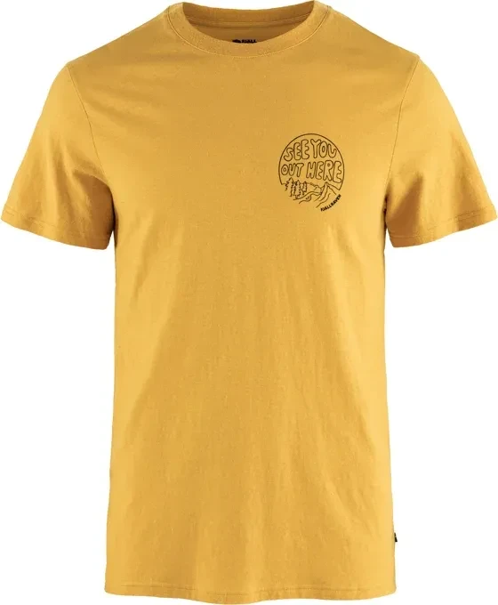 Fjällräven Hemp Blend Out Here T-Shirt kurzarm ochre (Herren)