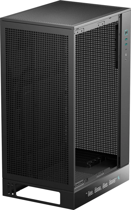DeepCool CH270 DIGITAL, schwarz, Glasfenster