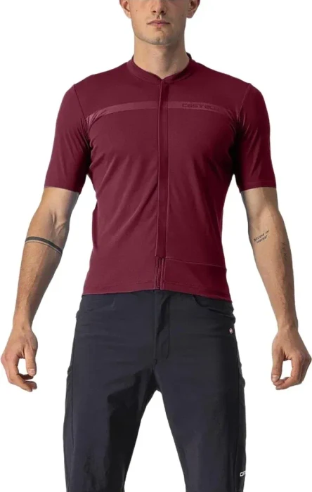 Castelli Unlimited Allroad Trikot kurzarm bordeaux (Herren)