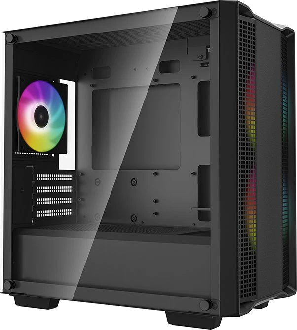 DeepCool CC360 ARGB, schwarz, Glasfenster