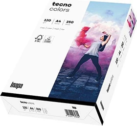 inapa tecno colors Universalpapier weiß, A4, 120g/m², 250 Blatt
