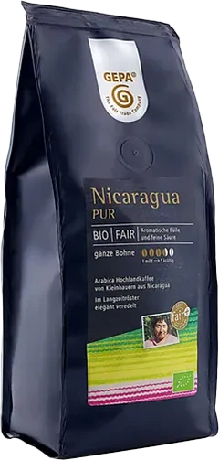 Gepa Bio Café Nicaragua Pur Kaffeepulver, 250g