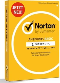 NortonLifeLock Norton AntiVirus Basic, 1 User, 1 Jahr, PKC (deutsch) (PC) (21370582)