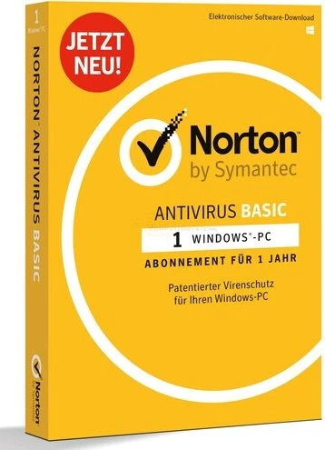 NortonLifeLock Norton AntiVirus Basic, 1 User, 1 Jahr, PKC (deutsch) (PC)
