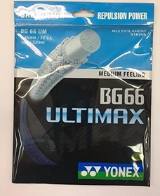 Yonex BG66 Ultimax Badmintonsaite blau 10m