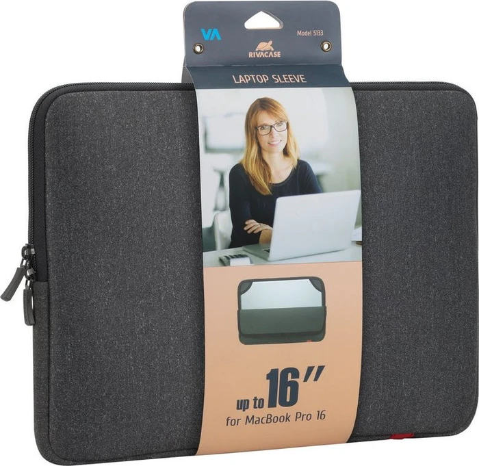 RivaCase 5133 Antishock Laptop Sleeve für MacBook Pro 16", dunkelgrau