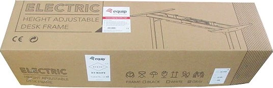 Equip ERGO elektrisch höhenverstellbares Sitz-Steh-Schreibtischgestell mit Doppelmotor schwarz