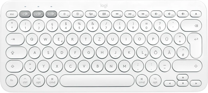 Logitech K380 Multi-Device Keyboard for Mac, Off-White, Bluetooth, DE