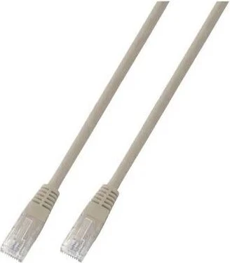 EFB Elektronik PVC CCA Patchkabel, Cat6, U/UTP, RJ-45/RJ-45, 10m, grau