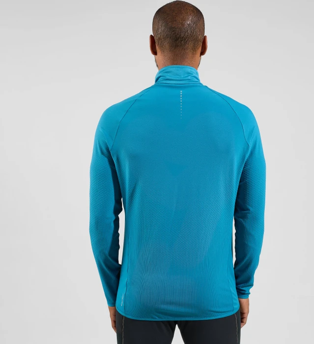 Odlo Zeroweight Warm Hybrid Laufjacke saxony blue (Herren)