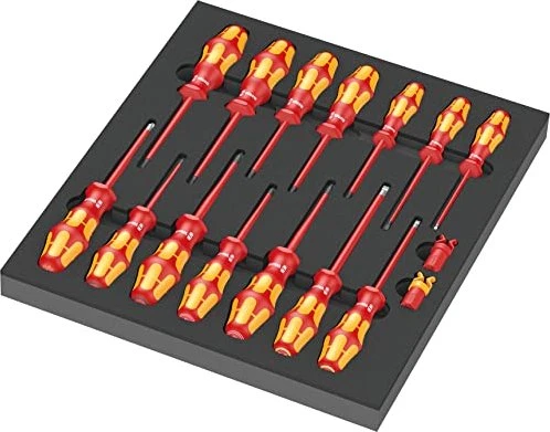 Wera Kraftform Plus Serie 100 VDE 9711 Set 1 Schraubendrehersatz, 16-tlg.