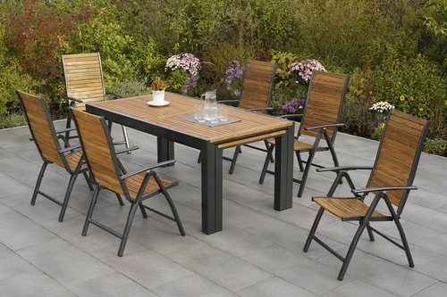 Merxx Santorin Gartenmöbel-Set, 7-tlg.