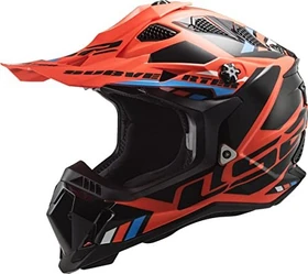 LS2 MX700 Subverter Evo II Stomp orange/schwarz