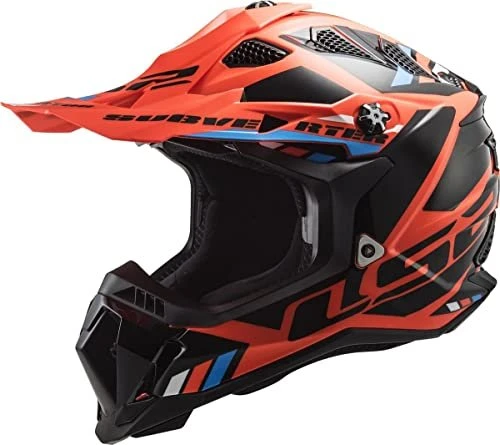 LS2 MX700 Subverter Evo II Stomp orange/schwarz