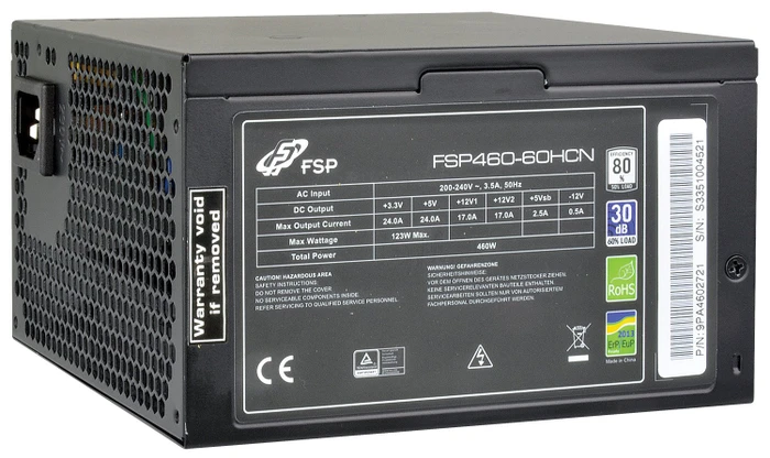 FSP FSP460-60HCN 460W, ATX 2.3