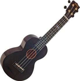 Mahalo Hano Series Concert Ukulele Wide Neck Transparent Black