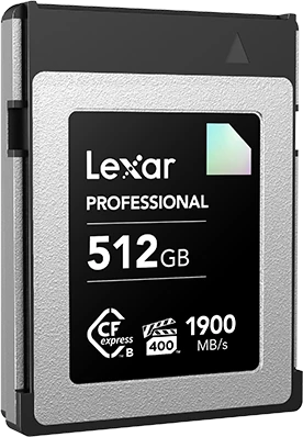 Lexar Professional DIAMOND R1900/W1700 CFexpress 2.0 Type B 512GB