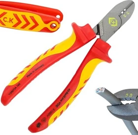 C.K Tools T39073A 160 RedLine VDE Kabelschneider, 16cm