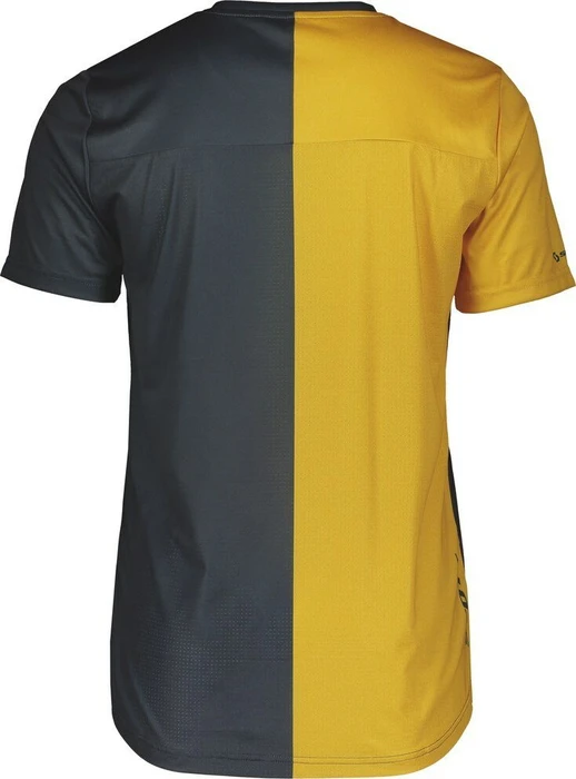 Scott Trail Flow Trikot kurzarm ochre yellow/nightfall blue (Herren)