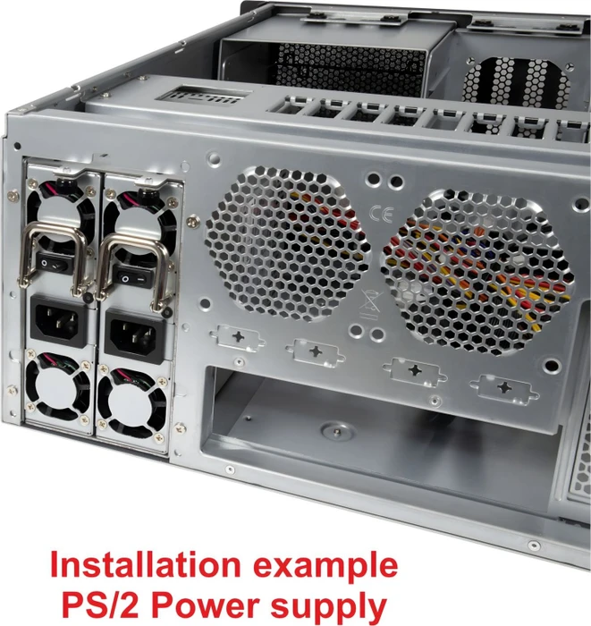 Inter-Tech IPC 4U-47045, schwarz, 4HE, ATX