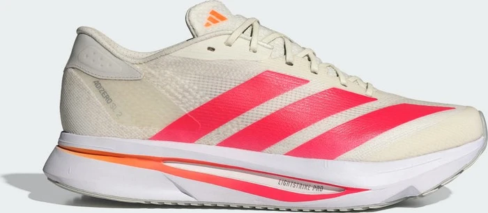adidas Adizero SL2 off white/pure orange/lucid red (Herren)