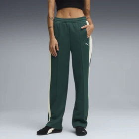 Puma T7 Always On Straight Trainingshose lang green terrain (Damen)