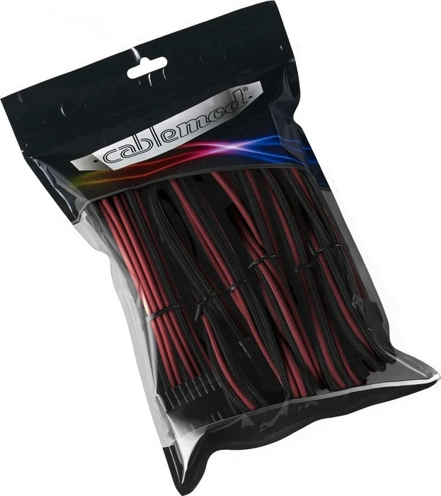 CableMod PRO ModMesh Cable Extension Kit, carbon/rot