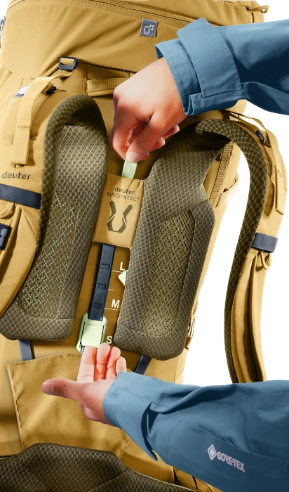 Deuter Aircontact Core 60+10 savanna/nori
