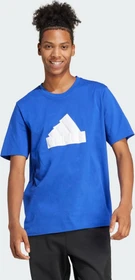 adidas Future Icons Badge of Sport T-Shirt kurzarm semi lucid blue (Herren)